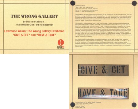 Give ＆ Get and Have ＆ Take