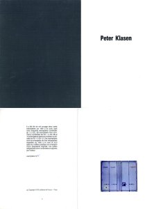 ピーター・クラーゼン作品集　Peter Klasen