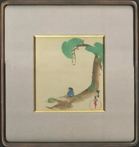 樹下堂子図